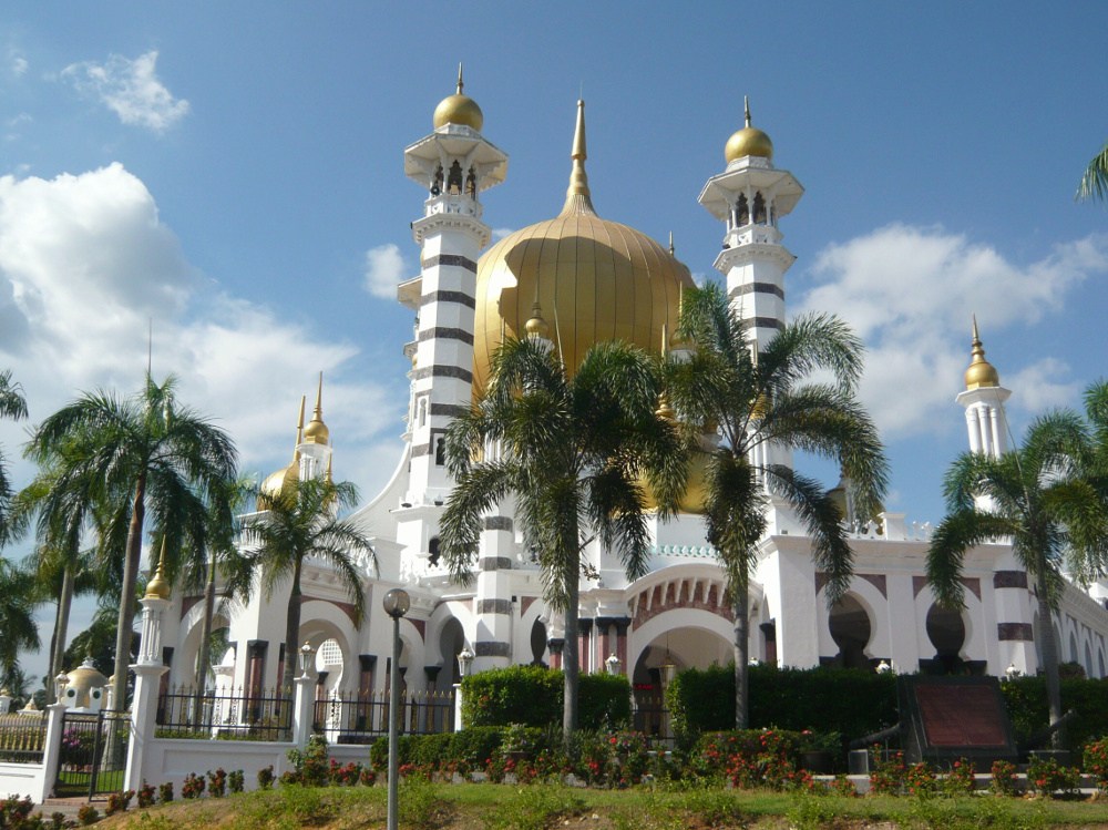 The beautiful Ubudiah Mosque in Kuala Kangsar